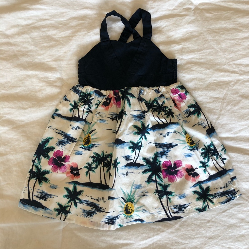 Adorable Hawaiian Print Dress